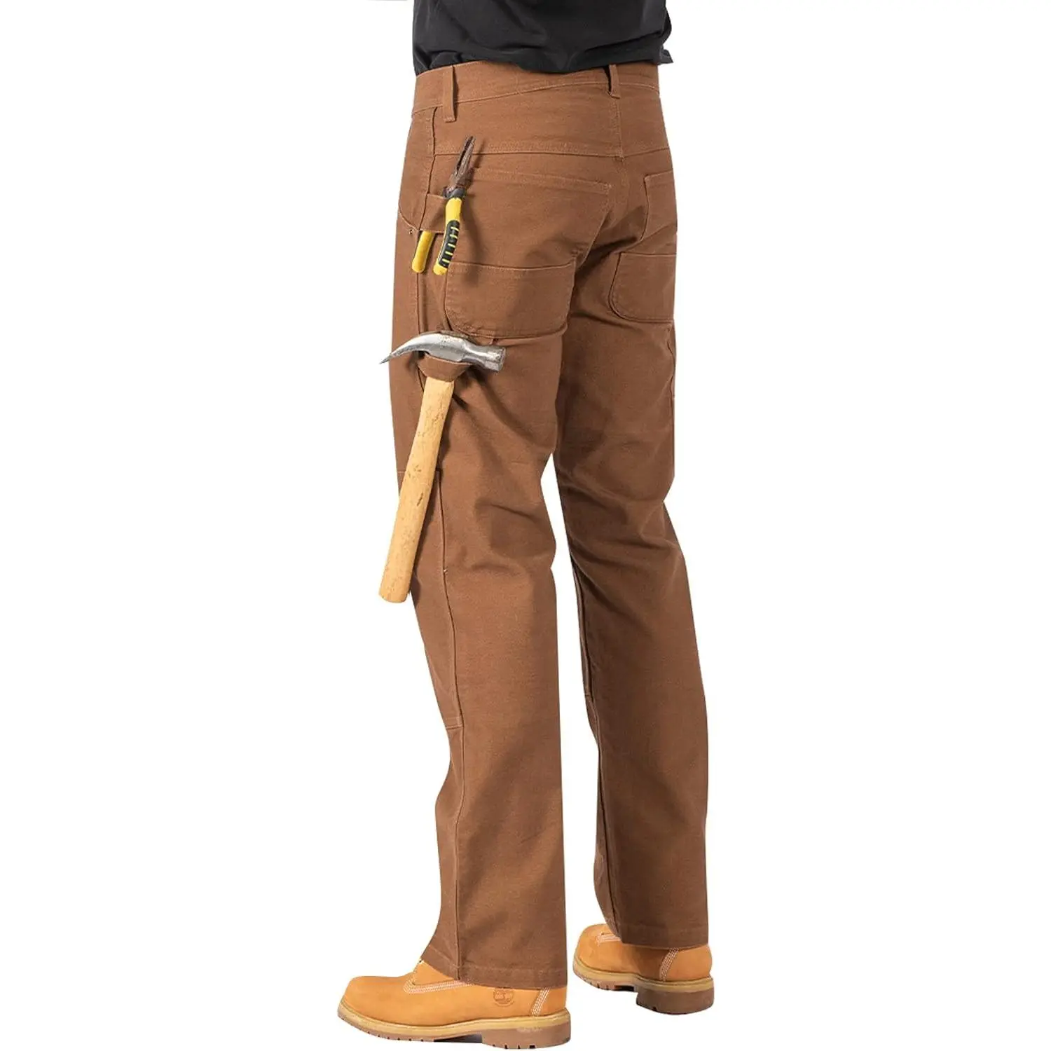 AYKRM Cargo Work Pant Relaxed Straight Fit Heavy Woven Duck Carpenter Jean