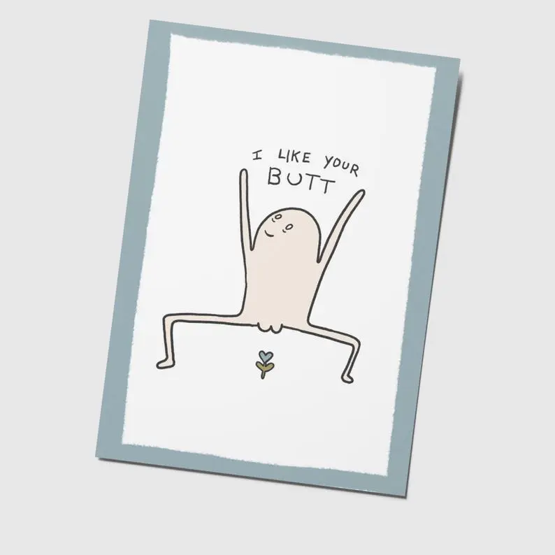 Funny Birthday Greeting Card with Envelope, Humorous & Sarcastic Design for Friends, Family & Coworkers