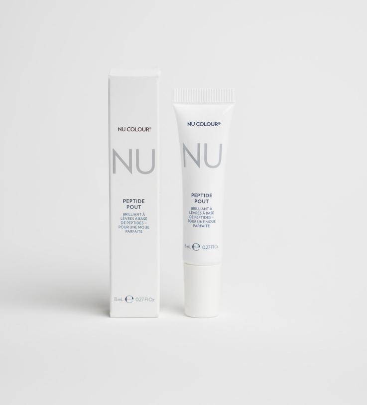 Nu Colour Peptide Pout Lip Plumping Gloss - Makeup Cosmetic Waterproof Volume