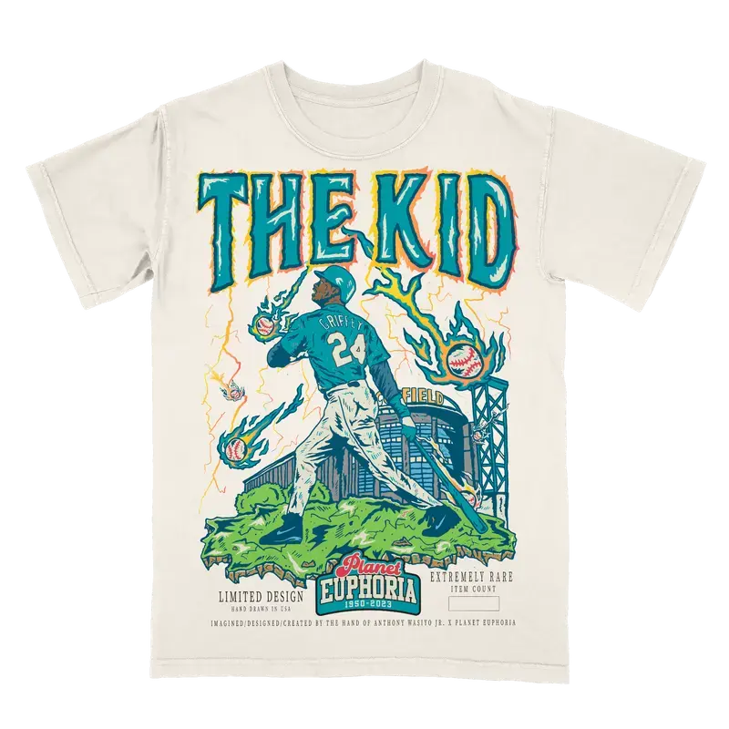 Ken Griffey Jr Planet Euphoria Shirt Vintage 90s Baseball Graphic Tee for Men Women Fans Y2k Streetwear