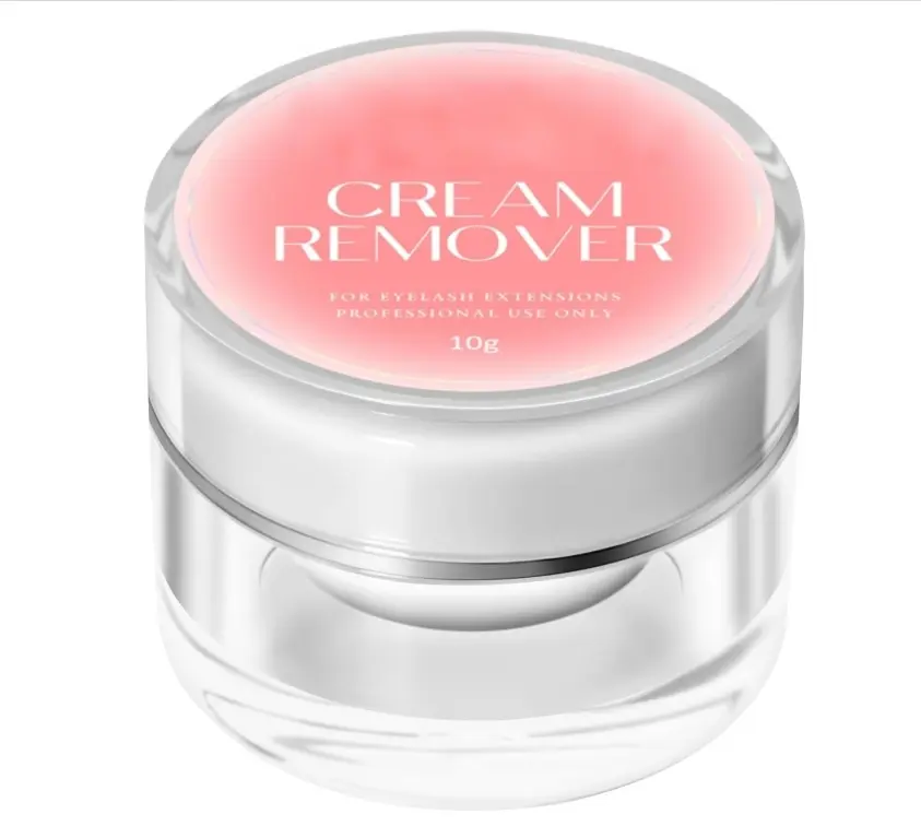 Cream Lash Extension Remover, Fast-Acting Professional Formula for Gentle Cleansing, Hypoallergenic Makeup Remover, Eyelash Extension Remover