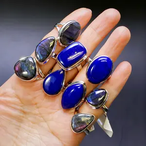 Raw Crystal Ring | 925 Sterling Silver / 14K Gold Plated | Unique Handmade Gemstone Jewelry