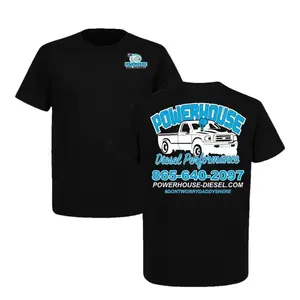 Powerhouse Diesel Performance T-Shirt, Graphic Logo Tee with Truck Design, Streetwear Apparel, Perfect Gift for Men & Diesel Fans Cotton Love