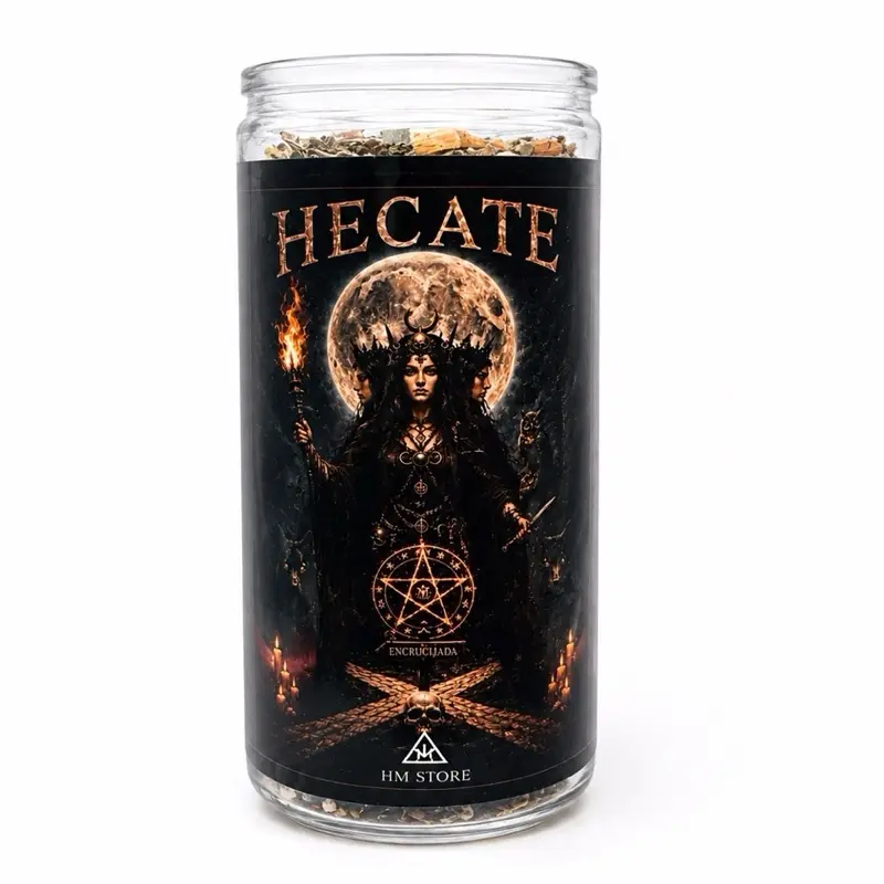 Hecate Crossroads Guidance & Spiritual Awakening (Hécate Encrucijada) Prepared 14-Day Candle