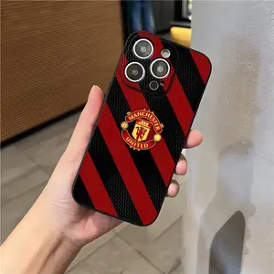 Manchester United  Phone Case for iPhone 17 Pro Max 15 Pro 16 14 Plus 12 13 Mini 11 Pro Shockproof Glass cover