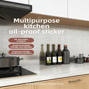 Waterproof Wall Sticker - Heat & Oil Resistant Self-Adhesive PET Film, Classic Style for Kitchen Countertops, Stove Backsplash, Tile Cabinet Repair - Easy Install Home Decor Upgrade marble moisture chicken fun desk space-themed diy aesthetic custom