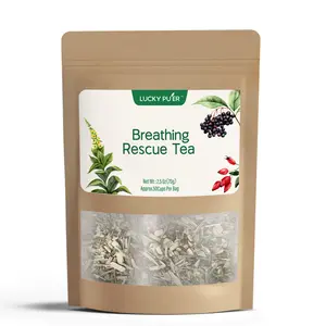 LUCKY PUER：Breathing rescue tea - Natural Beverage-A natural mixture of 7 flower and tea ingredients-70g per Pack dandelion root healing herbs body tea