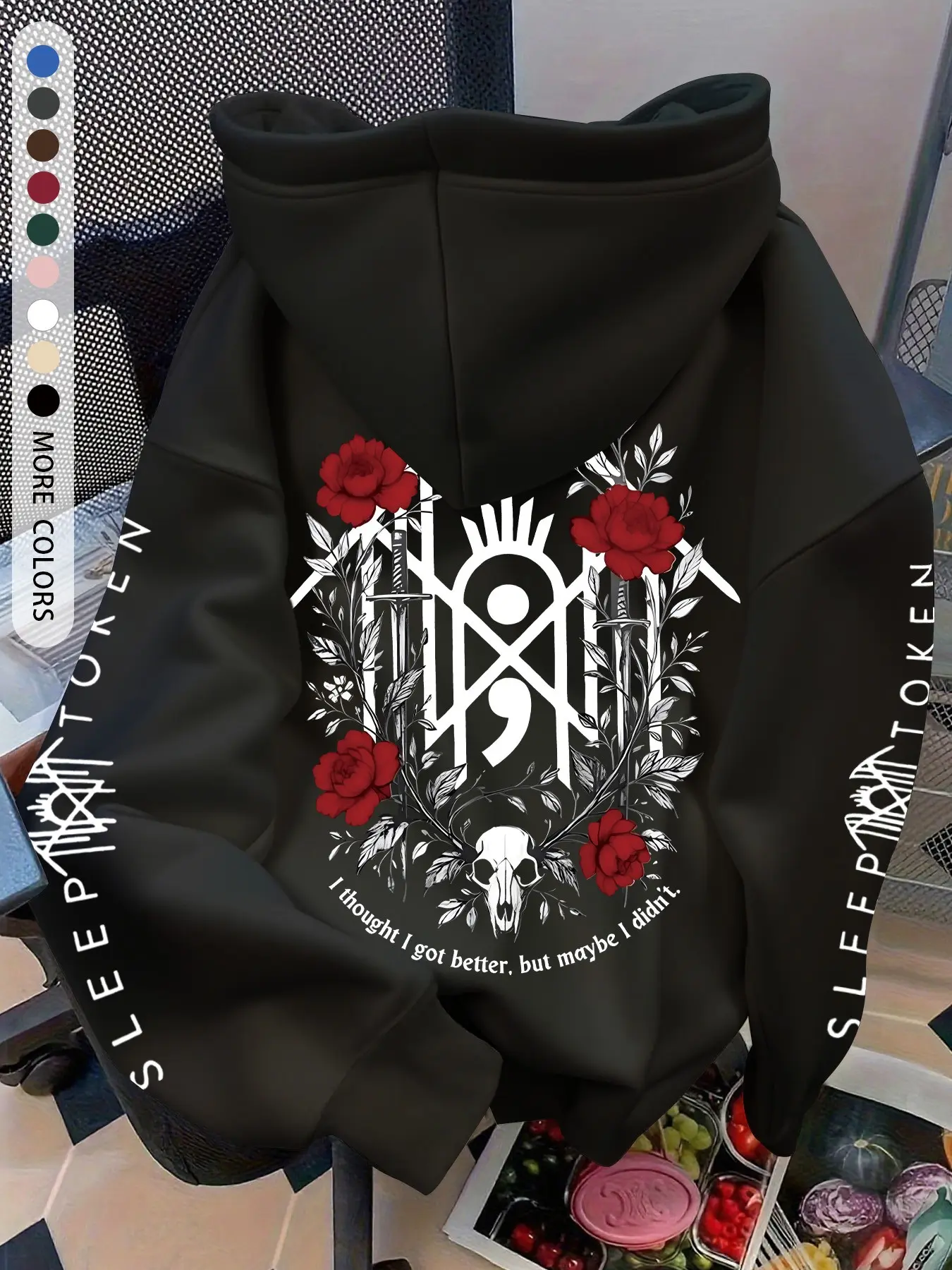 hysteric glamour skullberry hoodie - TikTok Shop