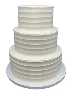 FromJennWithLove 3 Tier Fake Cake For Weddings - Realistic, Lightweight & Reusable Decor