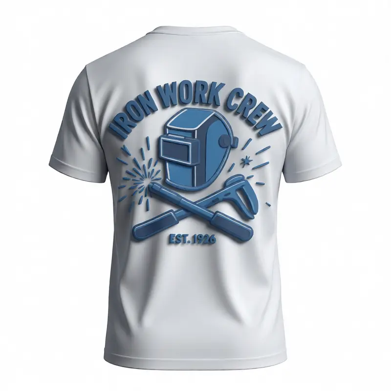 Blue Collar Worker Shirt for Men, Construction Trades Vintage Graphic Tee, Industrial Workwear T Shirt, Funny Job Gift Idea
