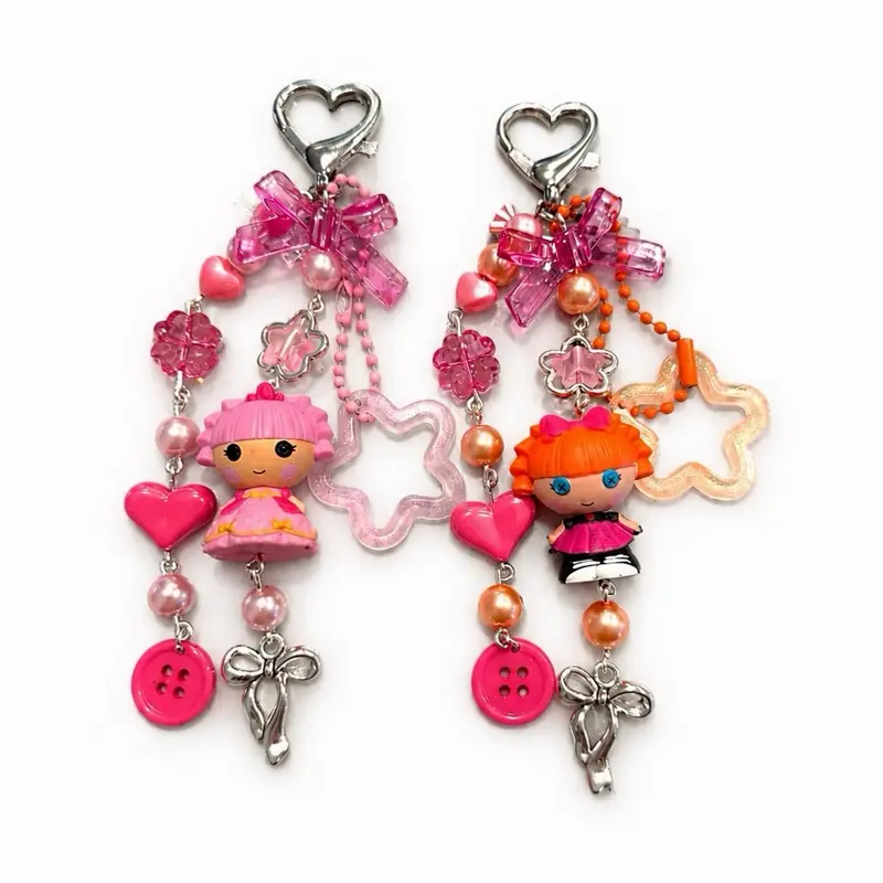 Surprise Lalaloopsy Phone Charms/Keychains, Mini Lalaloopsy Charms, perfect for Lalaloopsy lovers