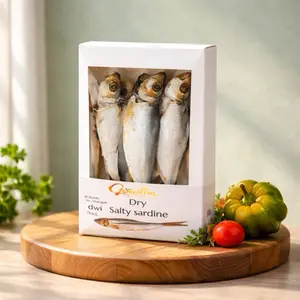 Dry Salty Sardines Haitien 10 unite Sun-Dried Ready to Cook Natural Fish for Frying Steaming or Cooking in Sauces