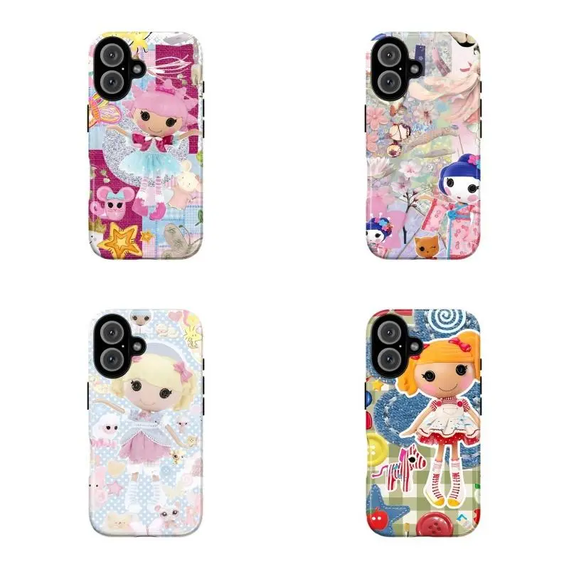 Lalaloopsy Aesthetic Phone Case Bundle,Tough phone case,for iPhone 16 15 14 13 12 11 17Pro Max,for Samsung S25 S24 S23 S22 Ultra,Gifts For Fans, Phone Accessories