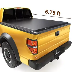 6.75 Ft Bed [Fits 1999-2016 Ford F-250 F-350 F250 F350] Soft Roll Up Truck Bed Tonneau Cover