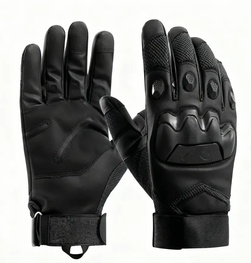 Tactical Full Finger Sports Gloves - Soft Knuckle Guards, Breathable, Touchscreen-Capable, Anti-Slip Surface, Grip Control for Riding/Hunting (Father's Day Gift Option), Motorcycles, Nonslip, Touchscreen Cap, Unisex, Hiking, Touch Screen, Protection For H