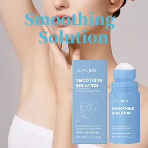 Smoothing Solution Roller,Razor Bump Treatment & Ingrown Hair Prevention,Post Shave Calming Gel for Sensitive Skin,Moisturizing Skin Care Product for Women & Men,24h Hydration