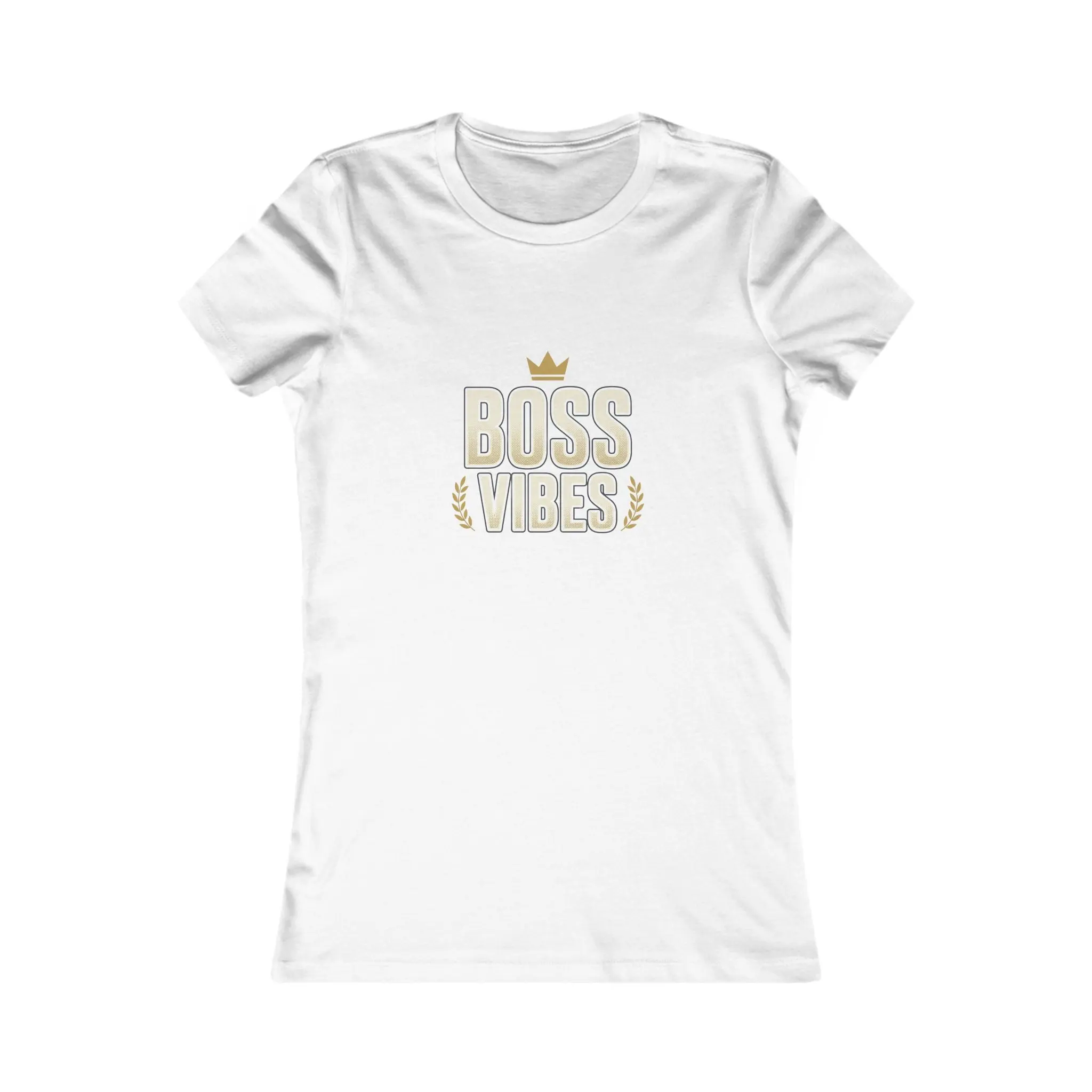 Boss Vibes Women's Tee – Empowering Crown Graphic Shirt