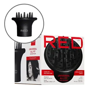 RED by KISS Universal Hair Diffuser for All Dryers – Fast Drying & Long-Lasting Curls