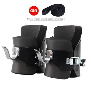 Anti Gravity Inversion Bootsfor Ab Crunch,Abdominal Sit Up, Hooks Bar Therapy,Core Gym Fitness Exerciser,Inverted Foot Sleeves,Inverted Shoes,Inverted Boots,Inversion Training Aid Hanging,Equipment Abdominal Muscle Training,Back Relaxation Ab Core Trainer