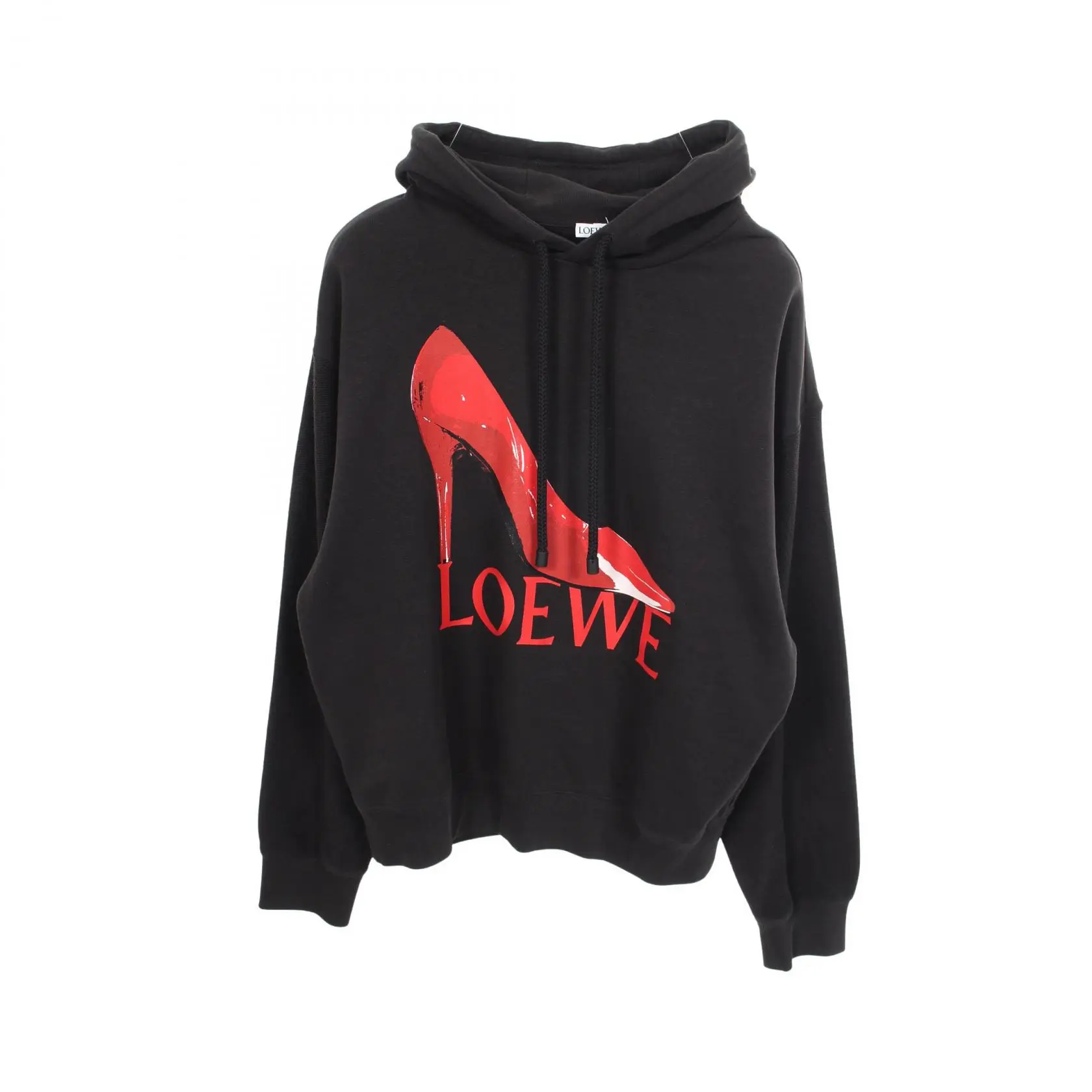 Pre-owned Loewe Cotton Small Leather Goods Hoodie