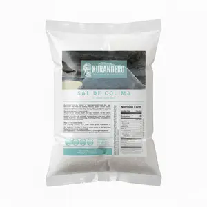KURANDERO Colima Sea Salt 8 oz (227 g) – 100% Natural Sal de Colima – Premium Unrefined Mexican Sea Salt, Mineral-Rich, Non-GMO, Additive-Free, Hand-Harvested Crystals, Single Pack