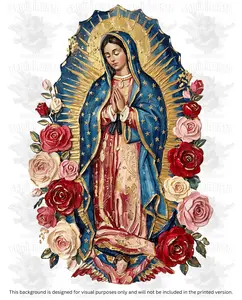 Virgen de Guadalupe #4 DTF Transfer