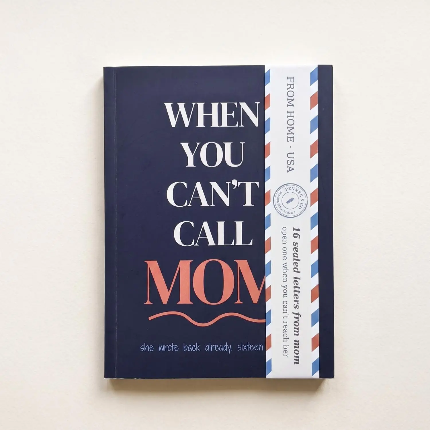 Going Away Gift for Daughter – When You Can't Call Mom Book, 16 Sealed "Open When" Letters, Sentimental College Moving Keepsake Gift from Mom