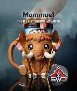 Mammuel the Mammoth – Ice Cream Pint Holder