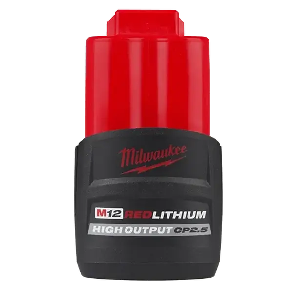 Milwaukee 48-11-2425 M12™ REDLITHIUM™ HIGH OUTPUT™ CP2.5 Battery Pack