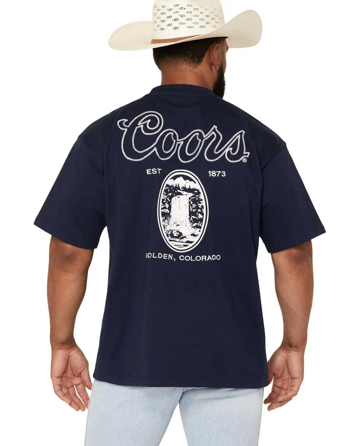 Coors Men's Men'S Embroidered Logo Short Sleeve Graphic T-Shirt - Bb0-047-523