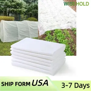 Plant Cover Frost Protection Frost Blanket, 9.84x29.53ft Non-Woven Cover Vegetable Shade Cloth, Greenhouse, Garden Winter Blanket Fabric Cover for Frost Cold Weather Sun Protection Insect Repellent Waterproof Cloth, 1ozReusable, Frost ProtectionPlant