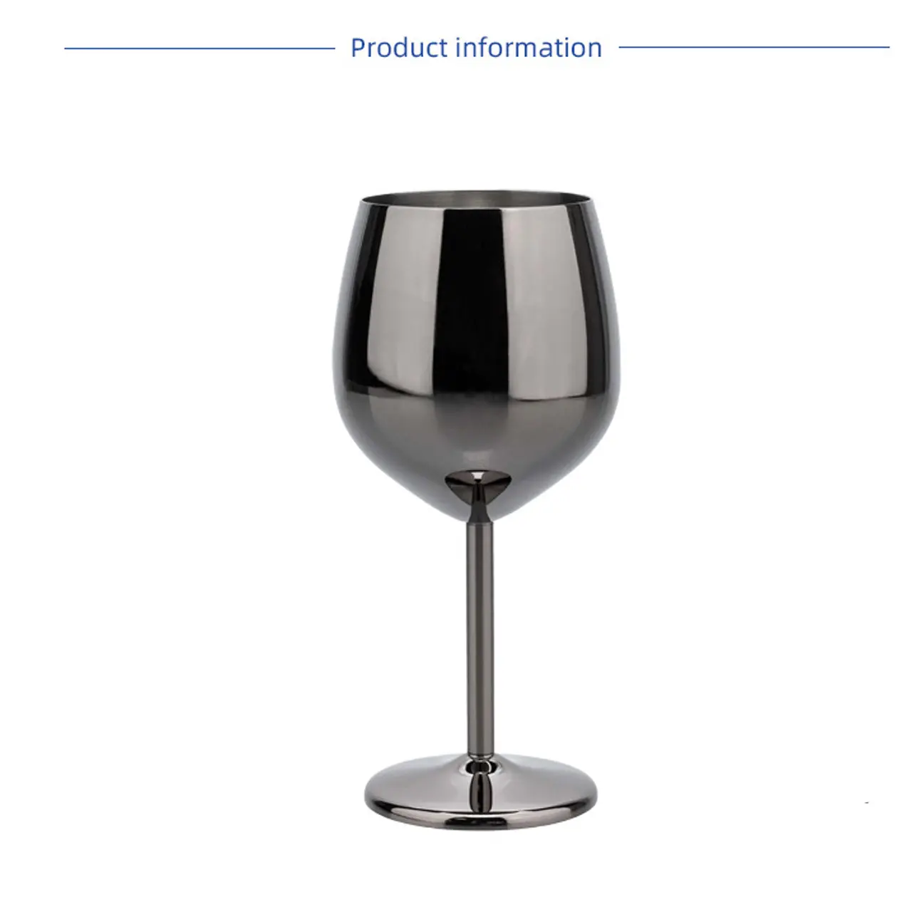 Stainless Steel Wine Glasses Set, Drinkware, High Quality Craftsmanship, 4 Colors Available, 18oz Large Capacity, Durable & Reusable for Home Use