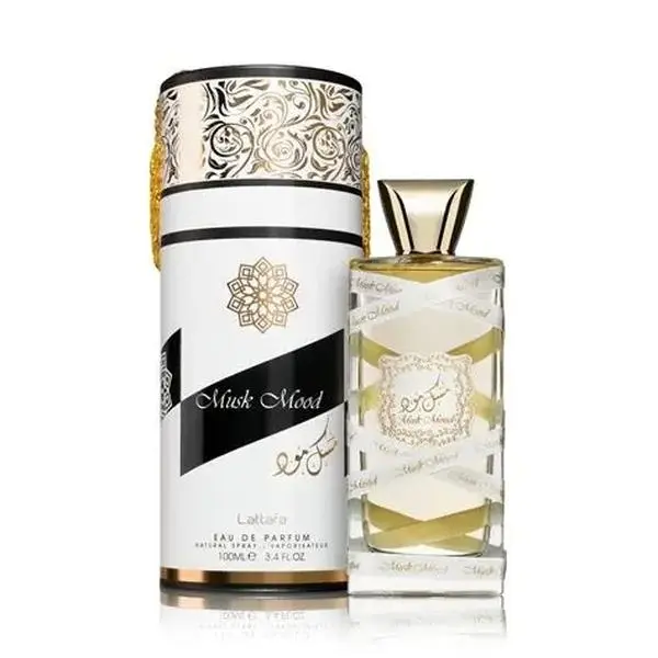 Lattafa | Musk Mood | Unisex Fragrance | 100 ML - 3.4 OZ | Eau De Parfum | White Musk - Floral Notes & Vanilla