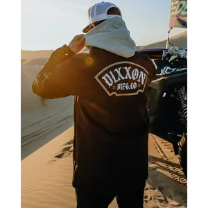 White & Gold Salty Patch Coaches Jacket - Black