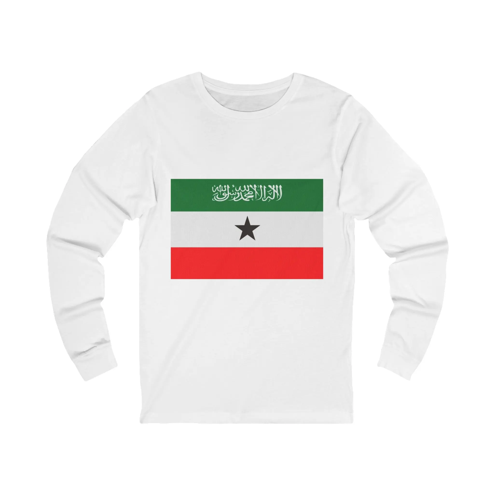 Somaliland Flag Long Sleeve Tee | Somali Flag Shirt