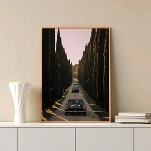 Luxury Vintage Poster Retro Old Money Cars Print Stylish Home Decor Fashion Wall Art