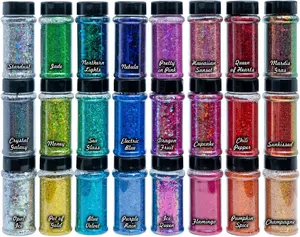 Chunky Mix Glitter Variety Pack (Set of 24)