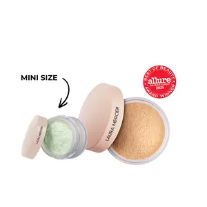 Laura Mercier Translucent Loose Setting Powder Ultra-Blur Duo Bundle - Full Size and Mini Travel Size Blurring Powder, Soft Matte, Makeup Cosmetic