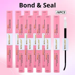 RITALASH Lashes 2In1 Bond & Seal Waterproof Glue For Lashes Cluster Eyelash Extensions Strong Hold For Beginner Friend Makeup Glue & Remover Waterproof Eyelash Clusters
