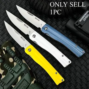 New Mini Carry Folding Knife High Quality 8Cr13Mov Blade T6 Aluminum Handle EDC Expedition Hiking Mountaineering Survival Tool Survival Gear Pocket Outdoor Camping Knife Multifunctional Tool