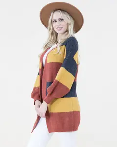 Knitted Stripe Cardigan