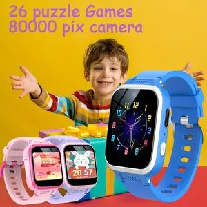 Children's Smart Wristwatch - Wearable Devices with Early Childhood Education Audiobooks, HD Touch Screen, Camera, Music, Photo Games, USB Charging, Rubber Band, Bluetooth - Birthday Gift