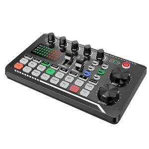 High Fidelity External USB Sound Card Noise Reduction Clear Audio for Live Broadcast Singing Music Production