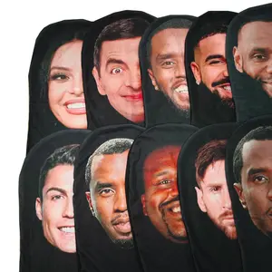 Elastic Mesh Cosplay Headgear ,Hip Hop Hood Hat ,Motorcycle Protective Head Cover , Mask for Party Supplies Breathable Mesh Standout Visibility Multi-Purpose Style