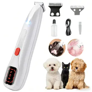 2026 New Pet Precision Trimmer, Rechargeable Dog Paw Trimmer with LED Light, Dual-Speed Motor, Low Noise, Small Dog Grooming Clippers for Dogs & Cats, Pet Grooming Tool, Waterproof, pet shaver, #SummerVibes #petlovers