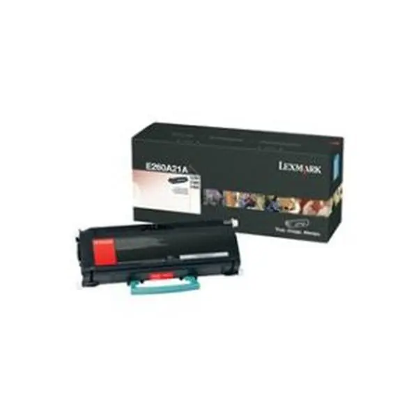 Lexmark E260A21A High-Yield Toner Cartridge, 3500-Page Yield