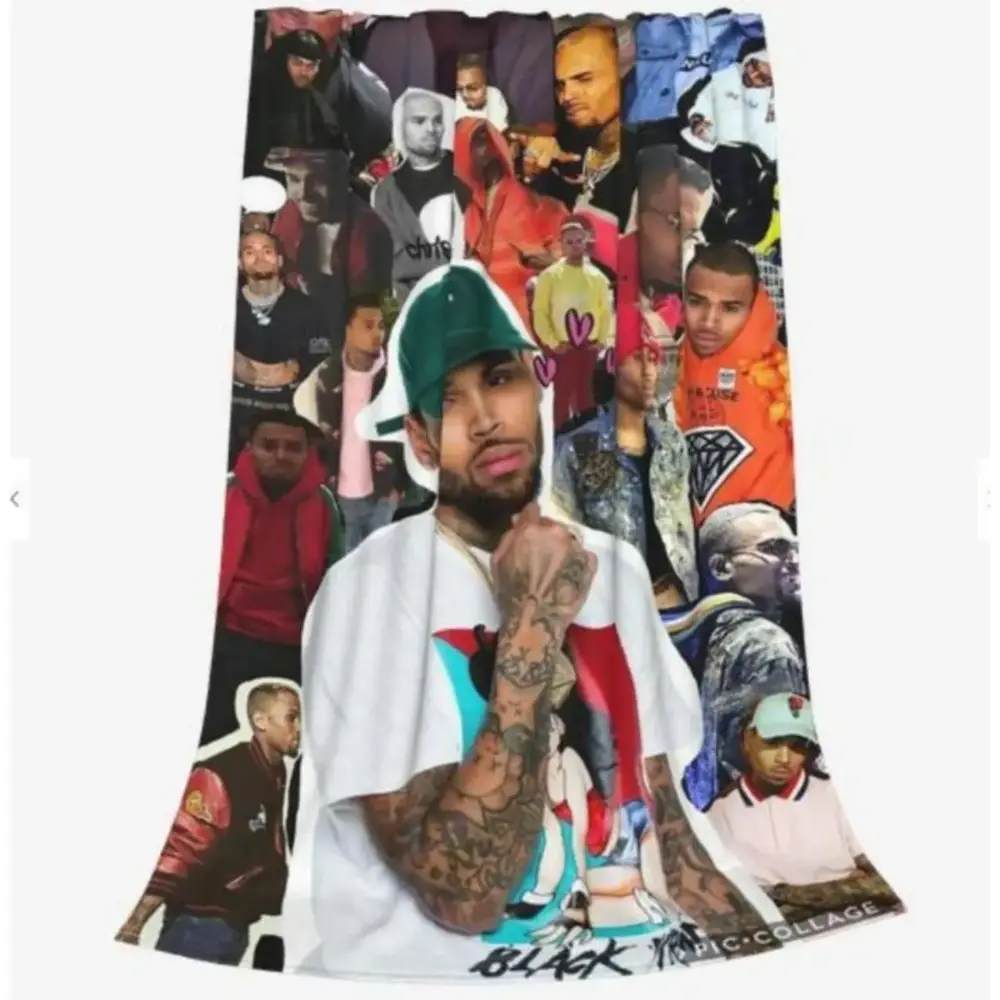 Soft Funny Throw Blanket Throw Chris Blanket Brown Merch Stuff Merchandise Blankets Gifts Fleece Super Cozy Lightweight Christmas Blankets For Travel Bed Couch Sofa Camping