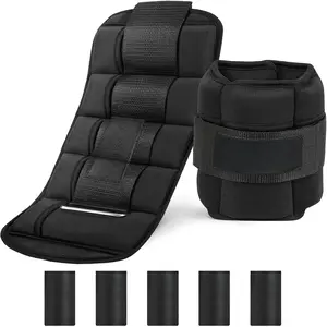 Adjustable Ankle Weights for Women Men, 1 Pair 2 4 5 6 8 10 lb  Weight Straps, Weighted Ankle Weights Set for Gym, Fitness, Yoga, Jogging, Walking, Aerobics, Physical