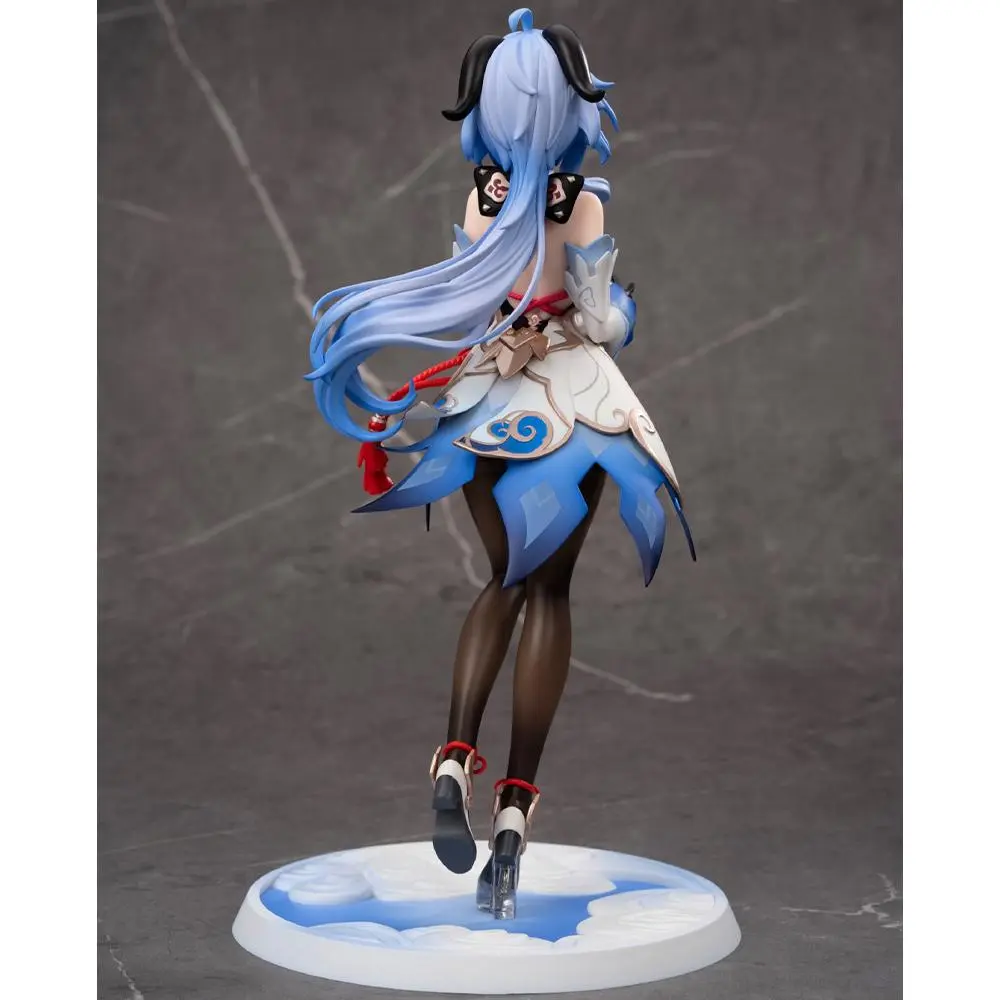 21cm Genshin Impact Ganyu Anime & Manga 1/7 Scale PVC Action Figure, Moisture-Proof Plenilune Gaze Cute Girl Model, Motherland Version Collectible Toy Gift for Ornamentation
