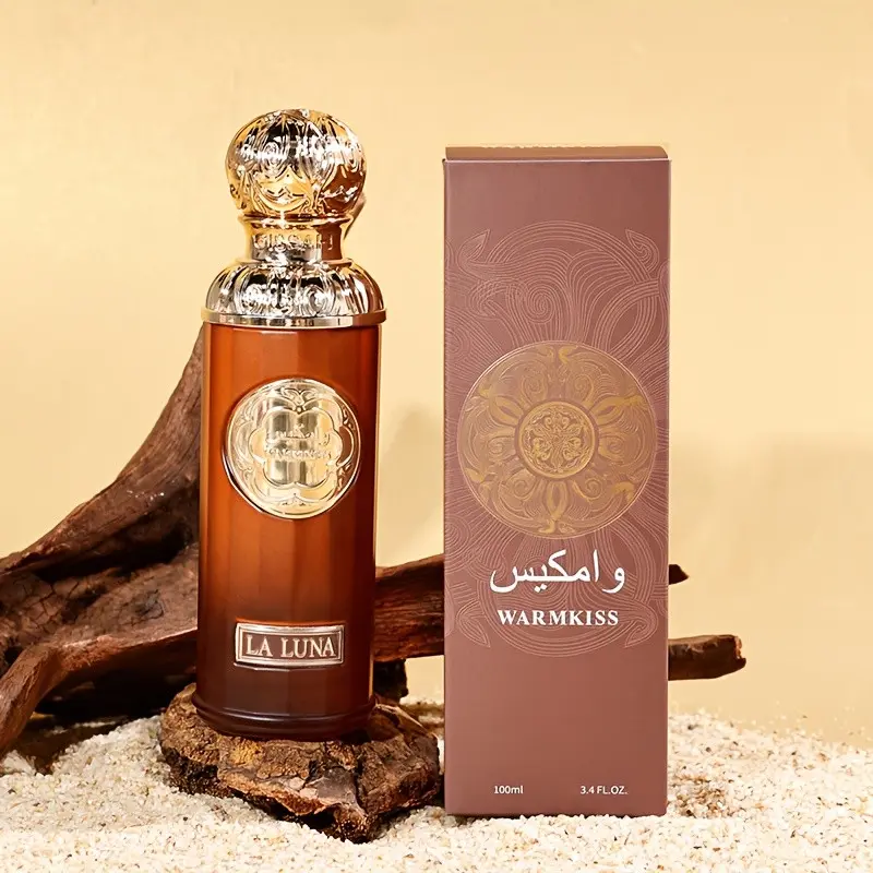 LA LUNA Luxury Arabian Oud Perfume, Aromatic Unisex Fragrance, Tamarind Gourmand Vanilla Caramel Top Notes, Honey Cardamom Heart, Oud Musk Base, Long-Lasting Warm Seductive Luxurious Fragrance, Exotic Middle Eastern Fragrance Edp Arabian Perfumes